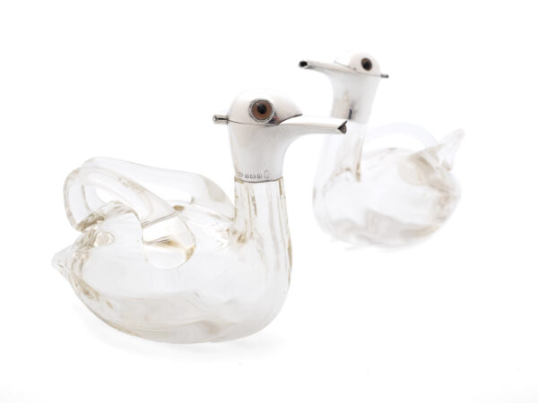 duck liqueur decanters