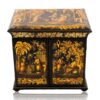 Overview of the Japanned Chinoiserie Sewing Cabinet