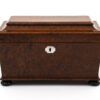 amboyna tea chest front view