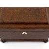 amboyna tea chest top angle