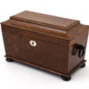 amboyna tea chest front angle