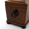 amboyna tea chest side handle