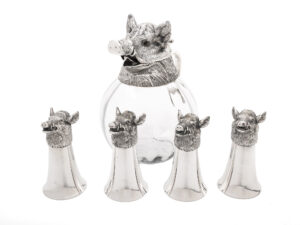 Boar Decanter by Valenti