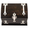 coromandel silver stationery box top down view