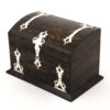 coromandel silver stationery box front angle