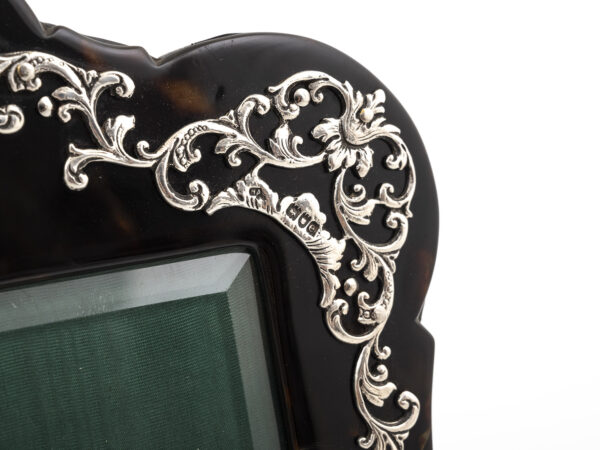 Tortoiseshell Picture Frame silver marks