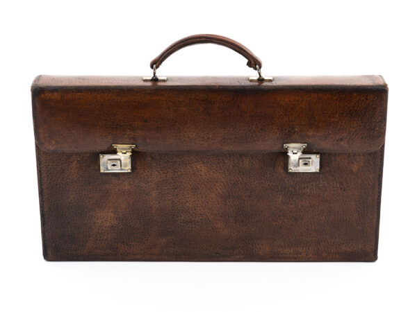 Leather Bootlegger Case front view