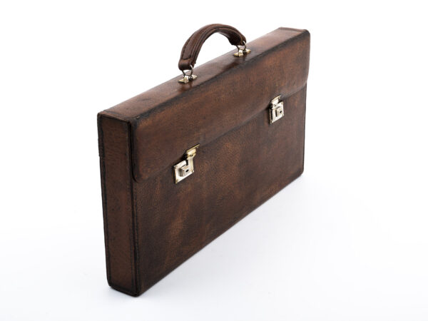 Leather Bootlegger Case front angle view