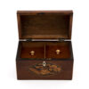 Conch Shell Tea Caddy open