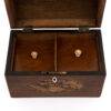 Conch Shell Tea Caddy open close up