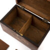Conch Shell Tea Caddy open compartments close up