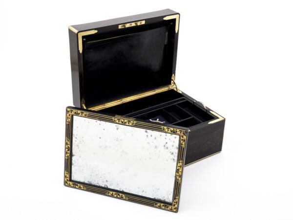 Coromandel Jewellery Box mirror removed