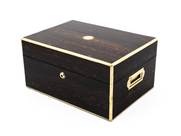 Coromandel Jewellery Box front angle