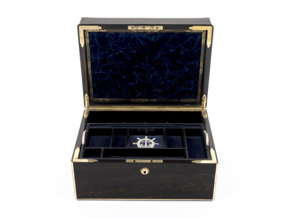 Coromandel Jewellery Box open front view