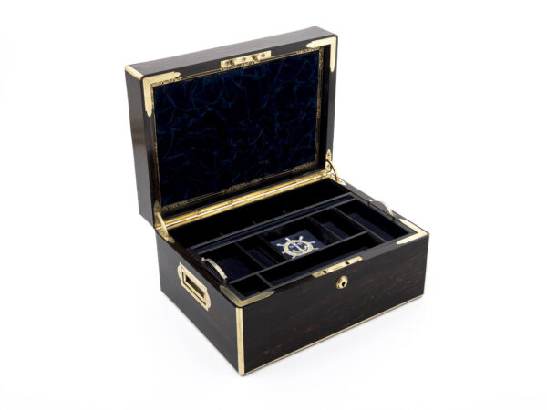 Coromandel Jewellery Box open angle