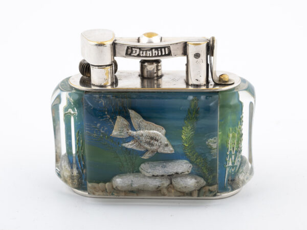 Dunhill Aquarium Lighter front panel view