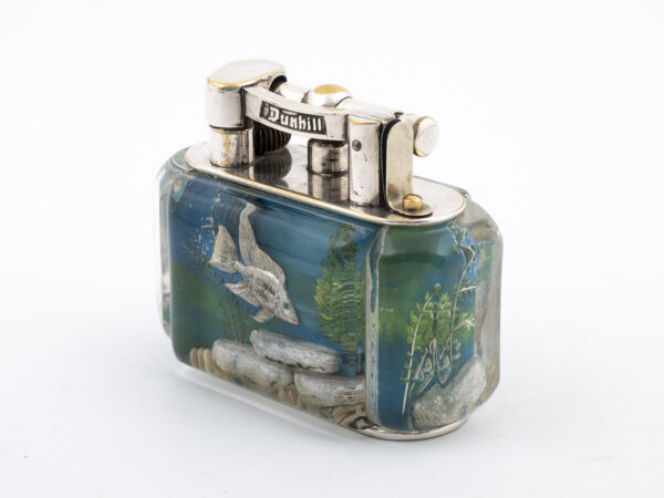 Dunhill Aquarium Lighter front angle