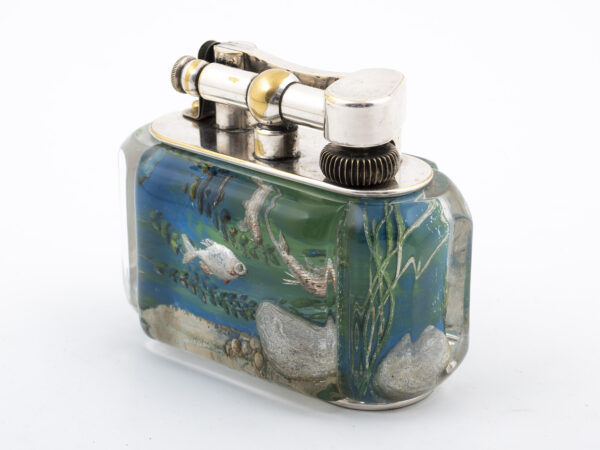 Dunhill Aquarium Lighter rear angle