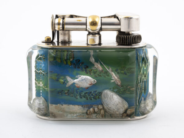 Dunhill Aquarium Lighter rear panel