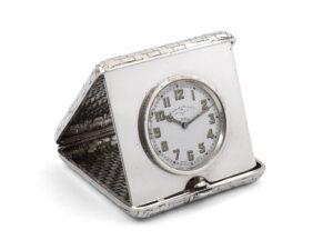 Silver Travel Clock main image