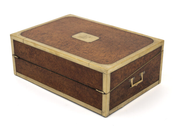 Amboyna Writing Box rear angle image