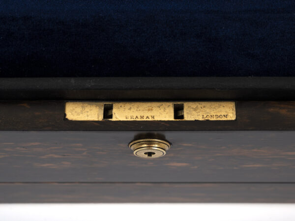Coromandel Jewellery Box lock mechanism
