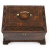 Antique tea chest top down view