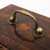 Antique tea chest handle close up