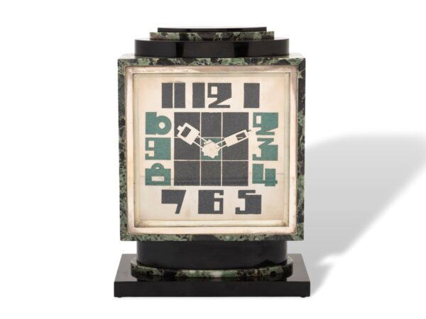 Front of the Art Deco Marble Clock