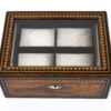 Antique Glazed Jewellery Box top down