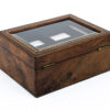 Antique Glazed Jewellery Box rear angle