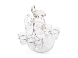 Hukin & Heath spirit decanter on white background