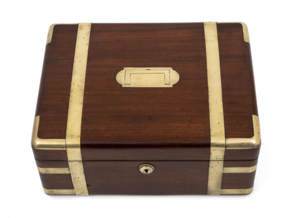 Mahogany Jewellery Box top down