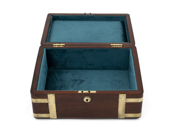 Mahogany Jewellery Box open