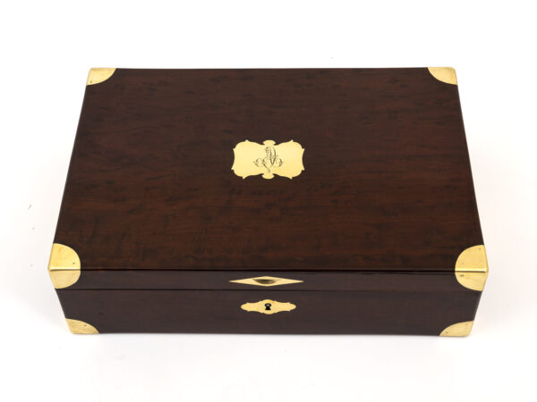 Mahogany Jewellery Box top down