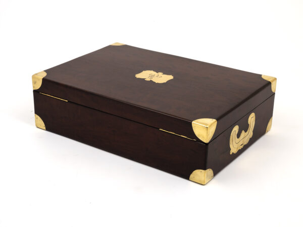 Mahogany Jewellery Box rear angle