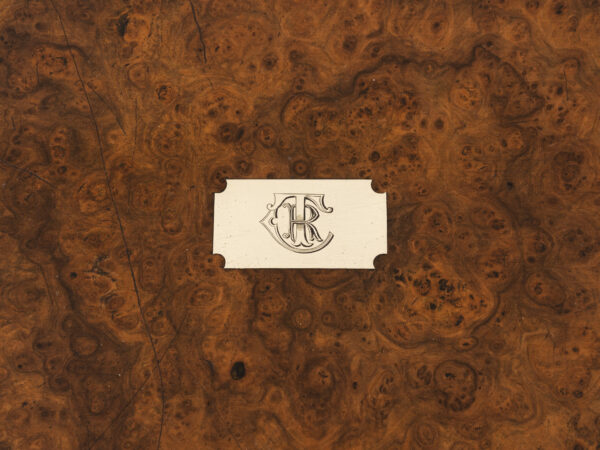 Walnut Jewellery Box monogramme