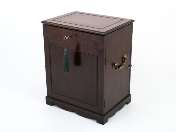 Mahogany Apothecary Cabinet with key