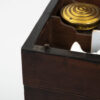 Mahogany Apothecary Cabinet lid latch
