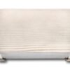 Top of the Sterling Silver Art Deco Cigar Box Humidor