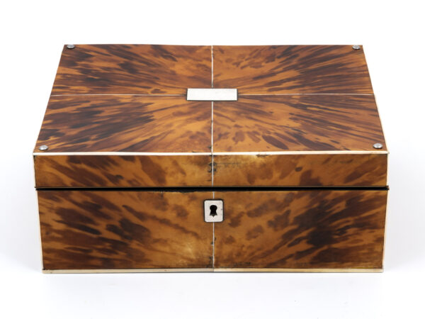 Tortoiseshell writing box