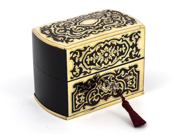 french boulle box with key