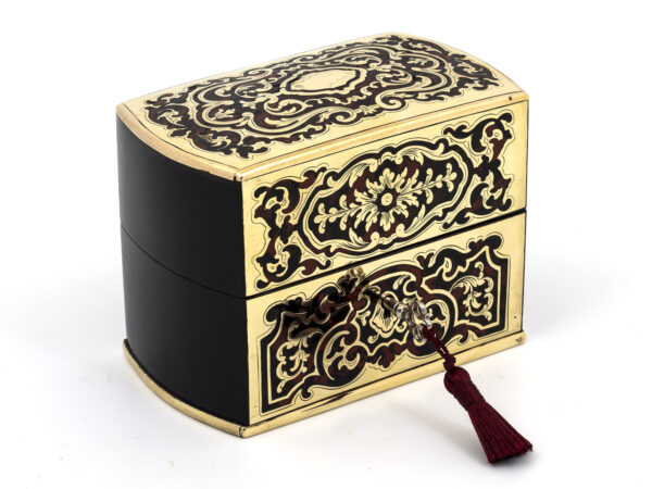french boulle box with key