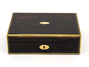 coromandel jewellery box on white background