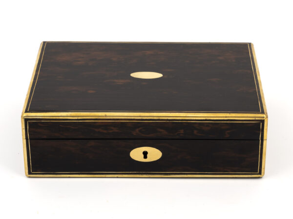 coromandel jewellery box on white background