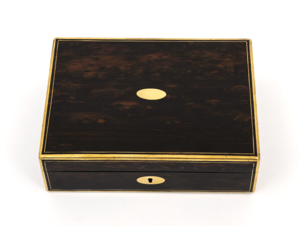 coromandel jewellery box top down view