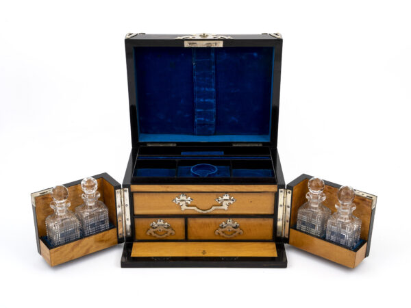 Jewellery box with perfume bottles