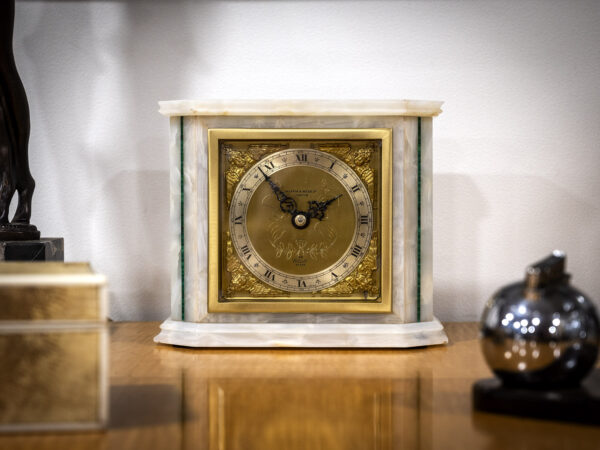 Onyx Mantel Clock on Display