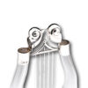 Close up of the decanter bottle opening lids