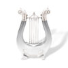 Overview of the Novelty Silver Mounted Lyre Decanter